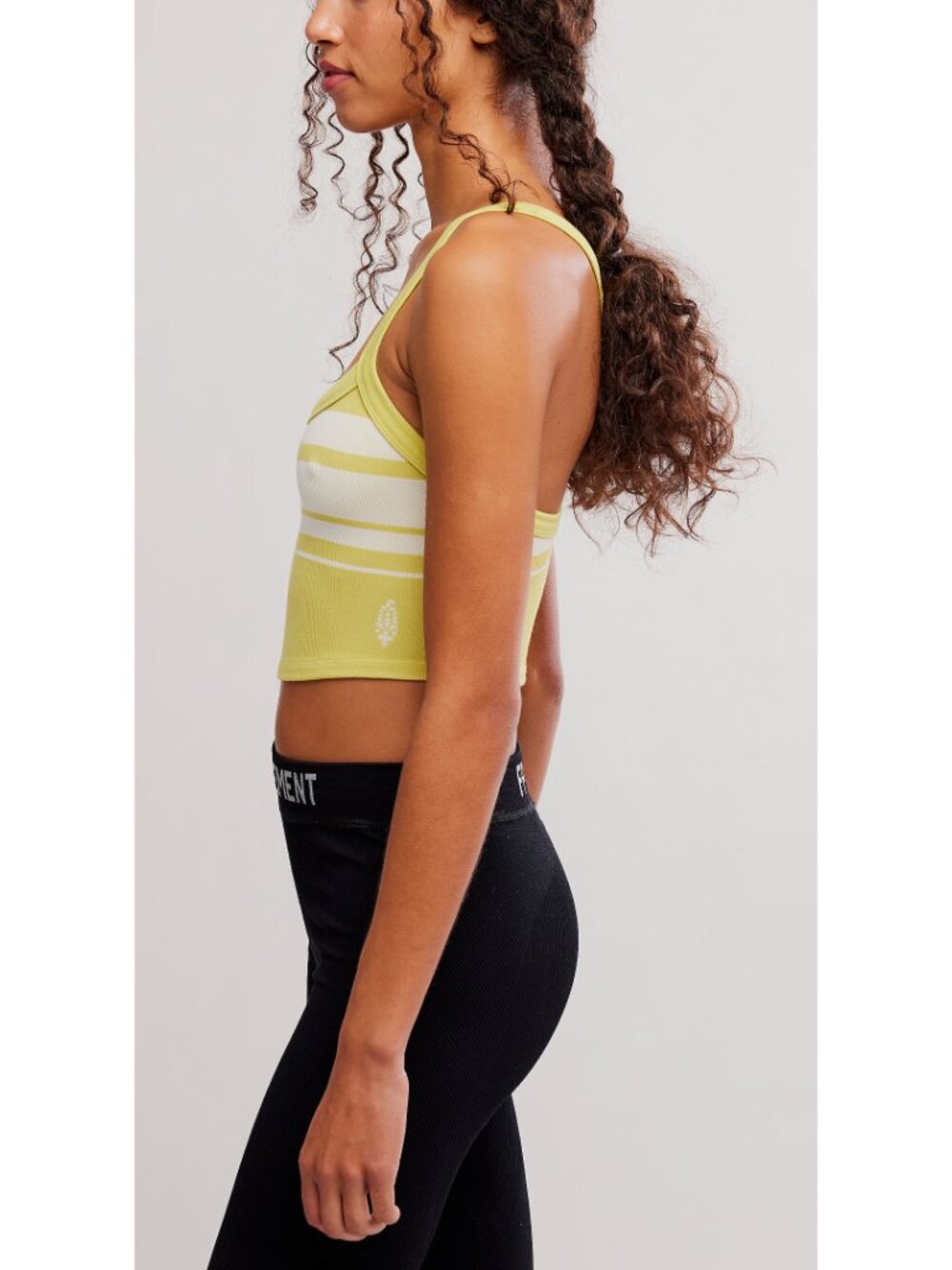 🎉LAST CHANCE🎉 FREE PEOPLE All Clear Striped Cami / Honey Dew Combo - Picture 4 of 6